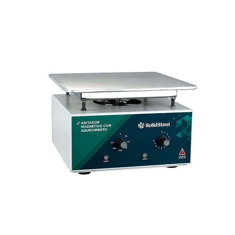 AGITADOR MAGNÉTICO AQUECIMENTO 50°C - 300°C ANALÓGICO 10L