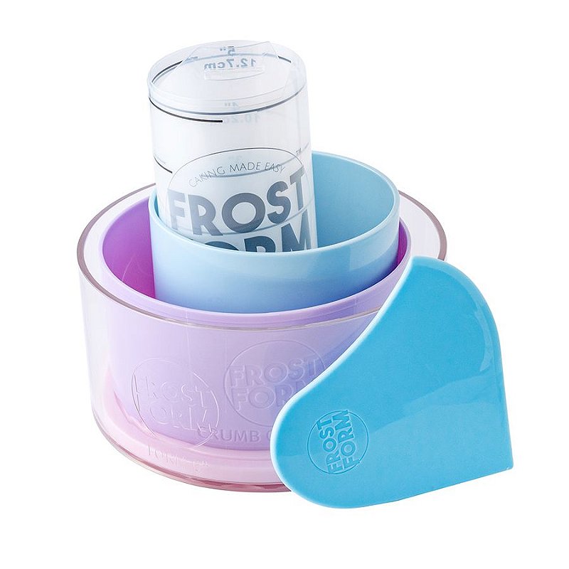 Kit Frost Form Starter Plus para Bolo Redondo de 20 cm de diâmetro com 07  itens - Cake Brasil - Rizzo - Loja de Confeitaria