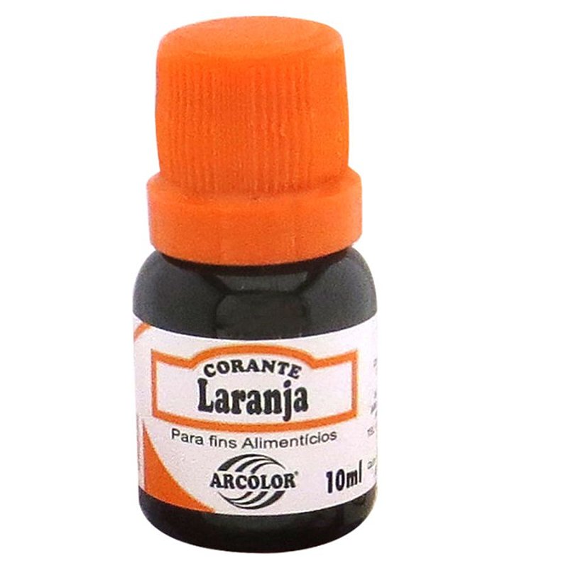 Corante Razil Corante Liquido laranja 10ml Arcolor Rizzo Confeitaria - Loja de ...