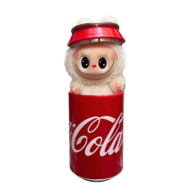 CocaCola COKE KEYRING & BANDANA SET おまけ付 Lafufu Caixa Surpresa - Coca-Cola - 24cm - 1 unidade - Rizzo