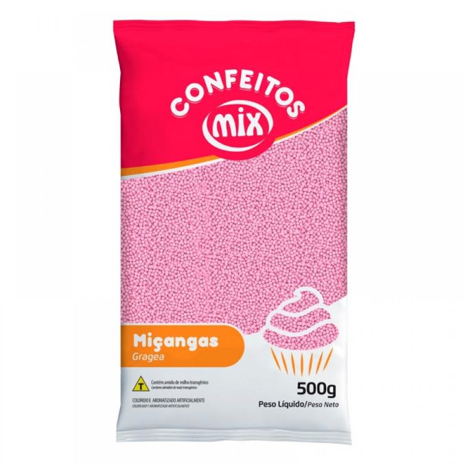 Confeito Miçanga - Rosa - 500g - Mix - Rizzo Confeitaria - Loja de  Confeitaria | Rizzo Confeitaria