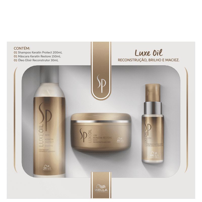 WELLA SP LUXE OIL KIT SH200ML +MASC 150ML + OIL 30ML Fran Makes