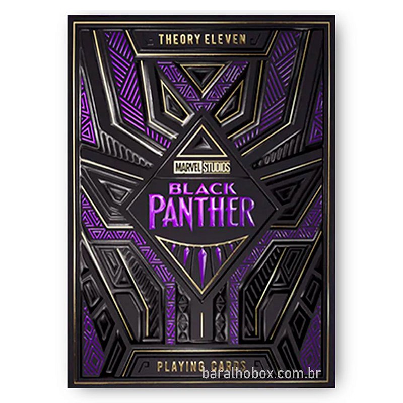 Baralho Back Panther (Pantera Negra) - Baralho Box - Sua loja