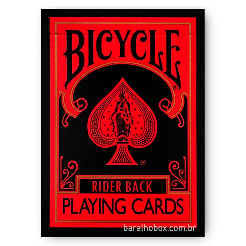 Baralho Bicycle Reverse Vermelho - Baralho Box - Sua loja online