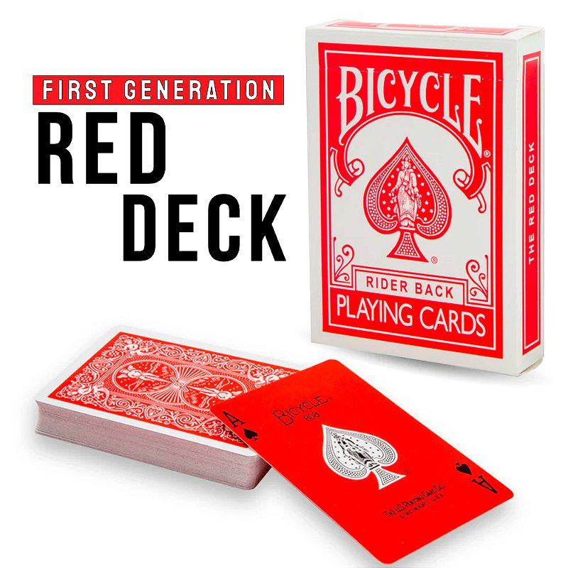 Baralho Bicycle The Red Deck - Baralho Box - Sua loja online de