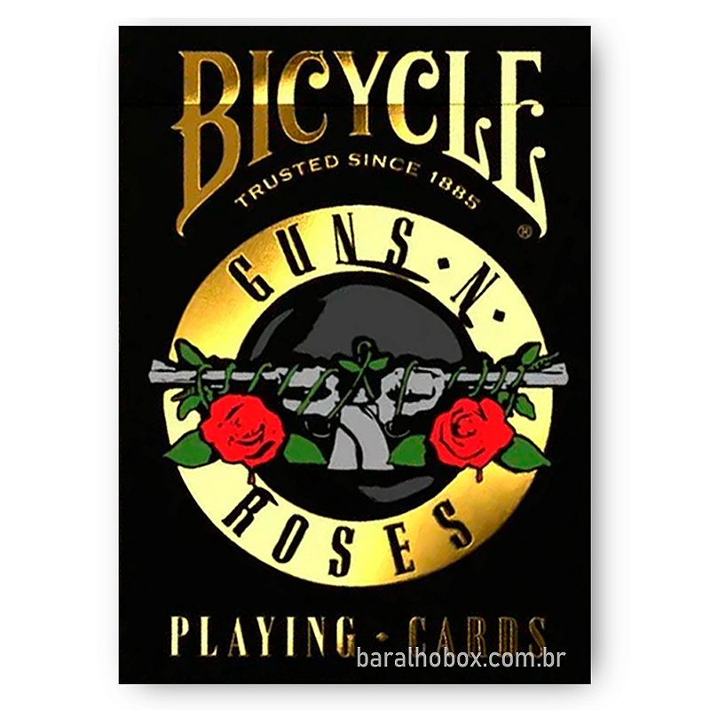 Baralho Bicycle Guns N' Roses - Baralho Box - Sua loja online de