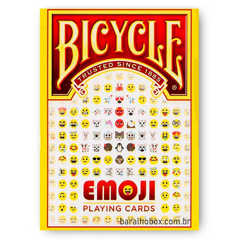 Baralho Bicycle Emoji - Baralho Box - Sua loja online de Baralhos
