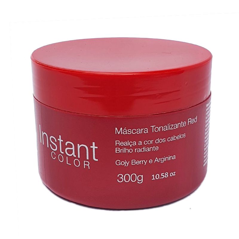 Máscara Tonalizante 250g Pigmentante Ativadora de Tons Cabelo Red Vermelho