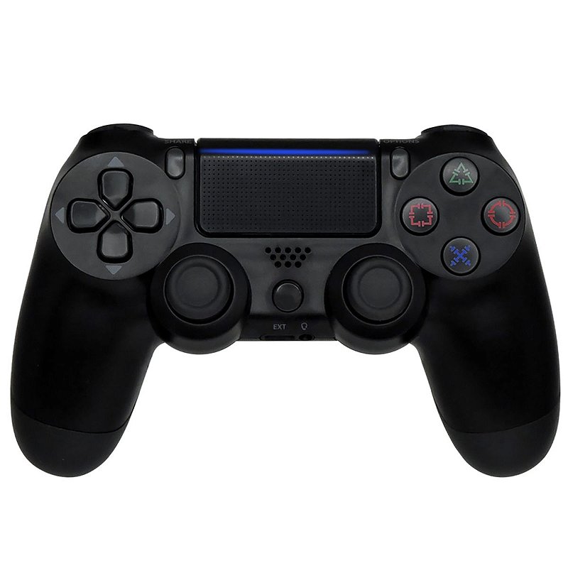 Controle Ps4 Joystick Sem Fio Wireless Recarregável Preto em