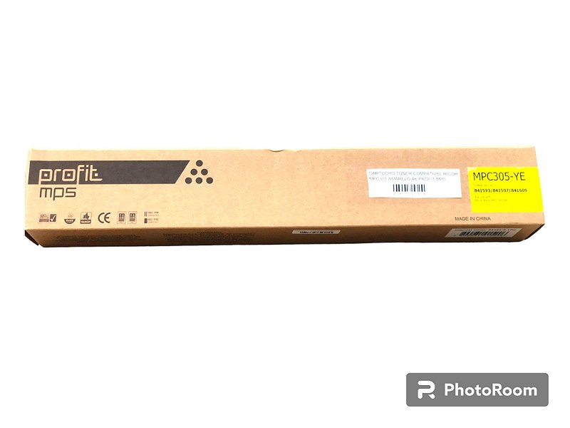 Cartouche Toner Jaune Ricoh MPC305 - Originale, Neuve Sous Blister