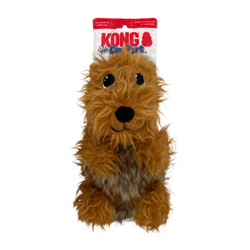 Kong Comfort Pups Spot Pelúcia 2 em 1 para Cachorro Medio
