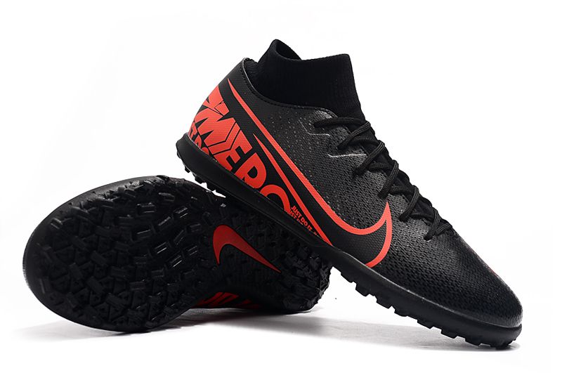 chuteira nike vermelha cano alto