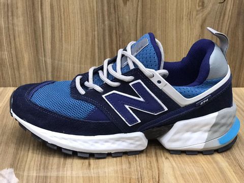 new balance 574 azul e branco