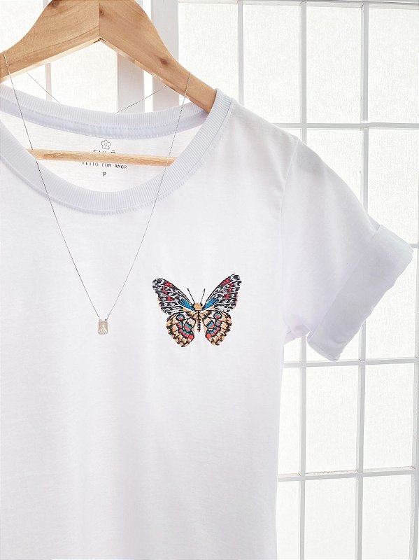 T shirt borboleta Clearance