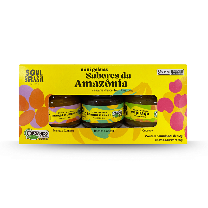 Caixa Presente - Mini Geleias Sabores da Amazônia (3x40g) - Soul
