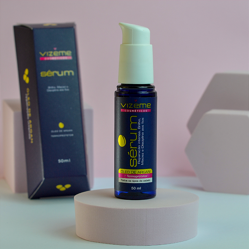 Conheça o Sérum da Vizeme: hidratação profunda e termoproteção