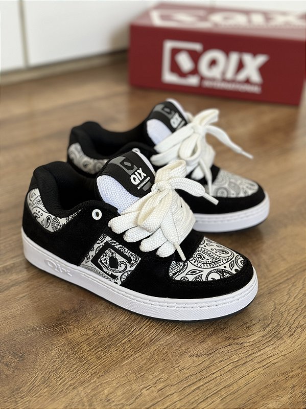 QIX 90's OG (branco/preto) - Corre de Rua