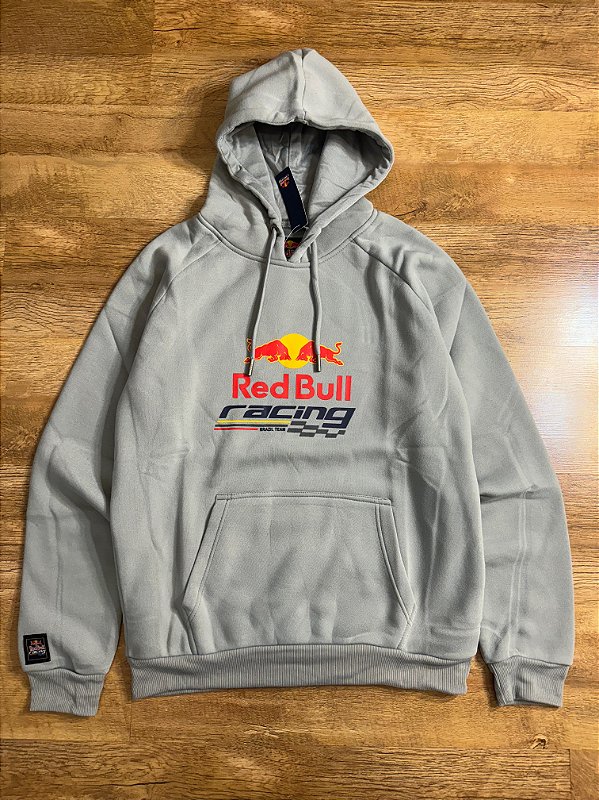 MOLETOM RED BULL RACING (cinza) Corre de Rua