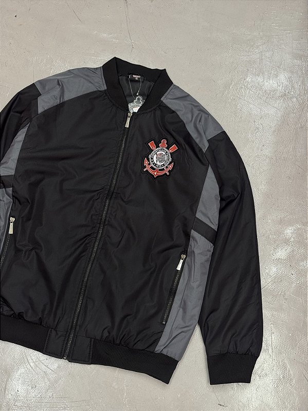 JAQUETA BOMBER CORINTHIANS IMPERMEÁVEL - Corre de Rua
