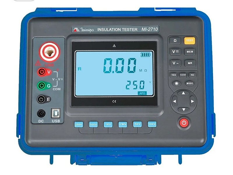 Megômetro MINIPA MI-2715 - INFODATAS