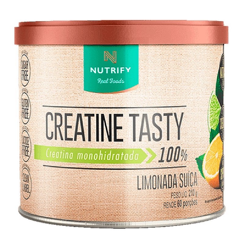 Creatine Tasty Sabor Limonada Suíça - Nutrify 210g - BS Nutrition