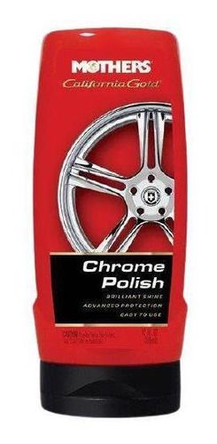 MOTHERS California Gold Chrome Polish 12oz Wheel Polisher Buff Mag