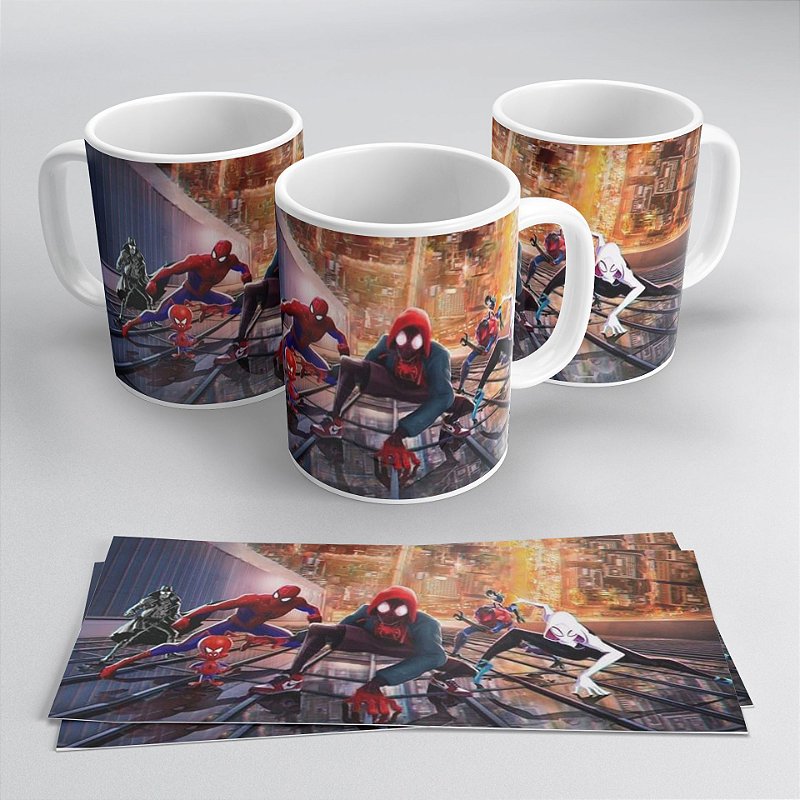 Caneca Personalizada: Homem aranha no AranhaVerso - 2begeek Colecionáveis