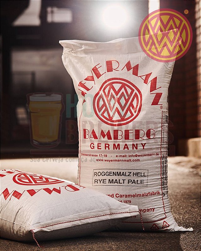 Rye Malt (centeio) - Homebrewers