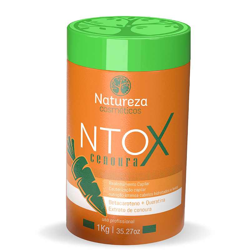 Ntox Cenoura 1Kg - Natureza Cosméticos - Bella Eva