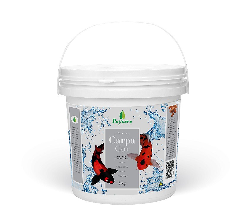 Ração para carpas Koi Poytara Carpa Cor 3kg