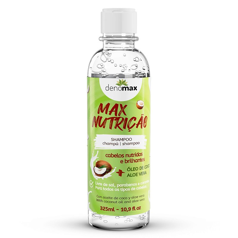 Shampoo Max Nutrição 325ml Loja Virtual Vinilady