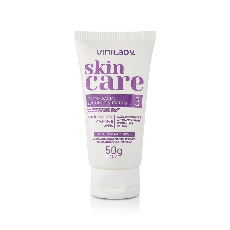 Creme Hidratante Facial Peles Normais a Secas Vinilady - Loja