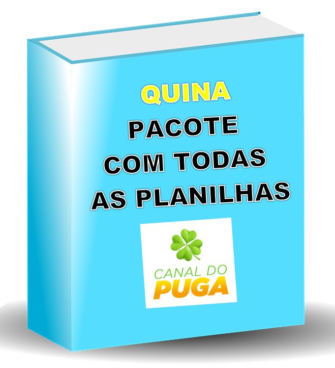 Planilha Quina - Fechamento de Quadra Em 95 Jogos - Canal do Puga