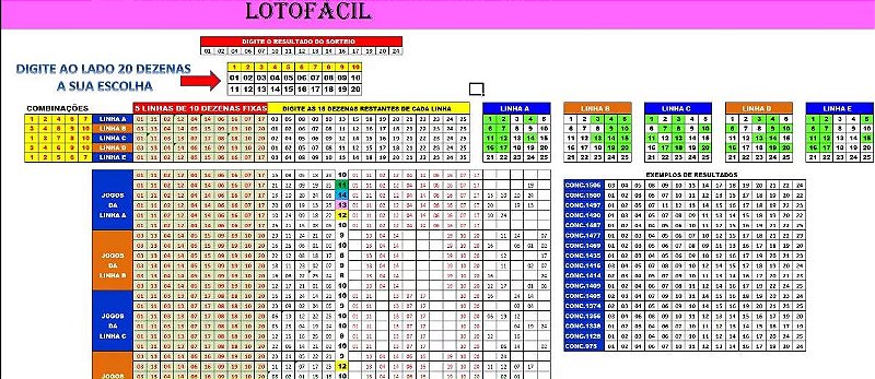 Jogo da Lotofácil com 20 dezenas (10 fixas) – Joga Loterias Profissional