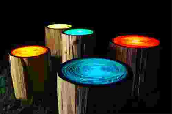 225ML Tinta Glow Corion Luminescente UV para Mesa River Table que Brilha No Escuro Sem Luz Negra Divs Cores