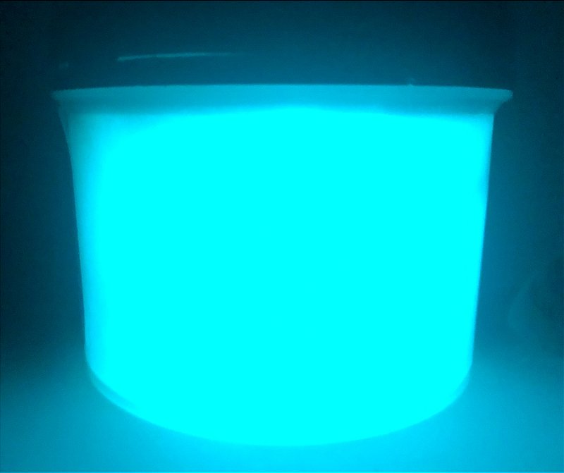 225ML Tinta Glow Corion Luminescente UV. Brilha No Escuro Sem Luz Negra