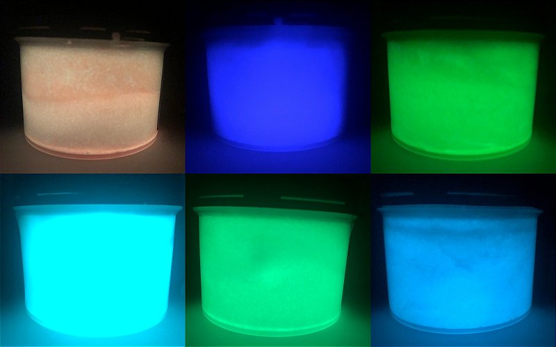 450ML Tinta Glow Corion Led Cell Fotoluminescente Divs Cores Brilha Sem Luz Negra.