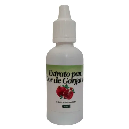 Extrato Dor de Garganta 30 ml Romã e Jiquiri - Natu Nutri Produtos Naturais