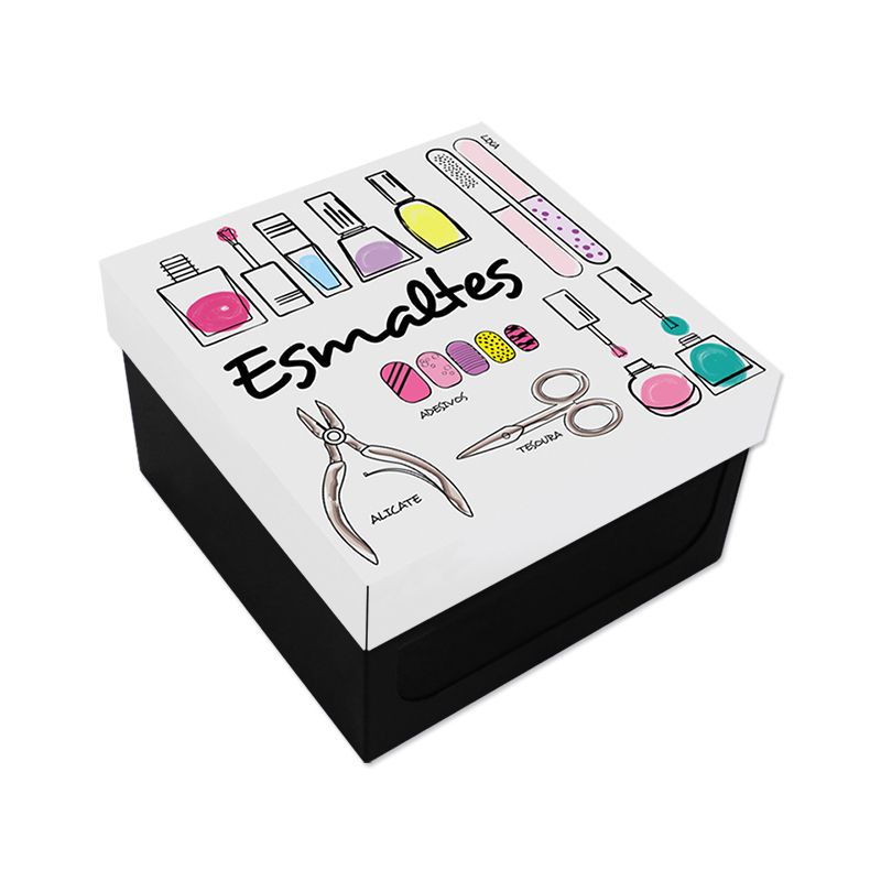 Caixa De Aço Para Esmalte Bendita Frase