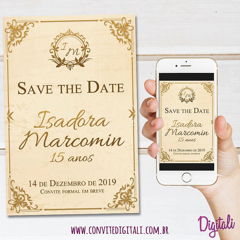 save the date interativo