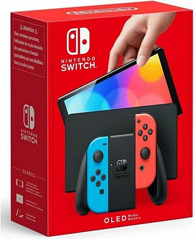 Nintendo Switch *OLED* Desbloqueado com 8 Jogos + Cartão de 128gb + FC 24 +  Caixa . - Videogames - Alto Boqueirão, Curitiba 1261936256