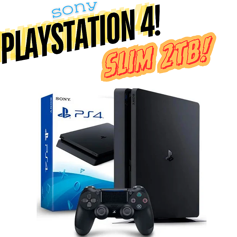 Playstation 4 Slim de 2TB - Games Você Compra Venda Troca e