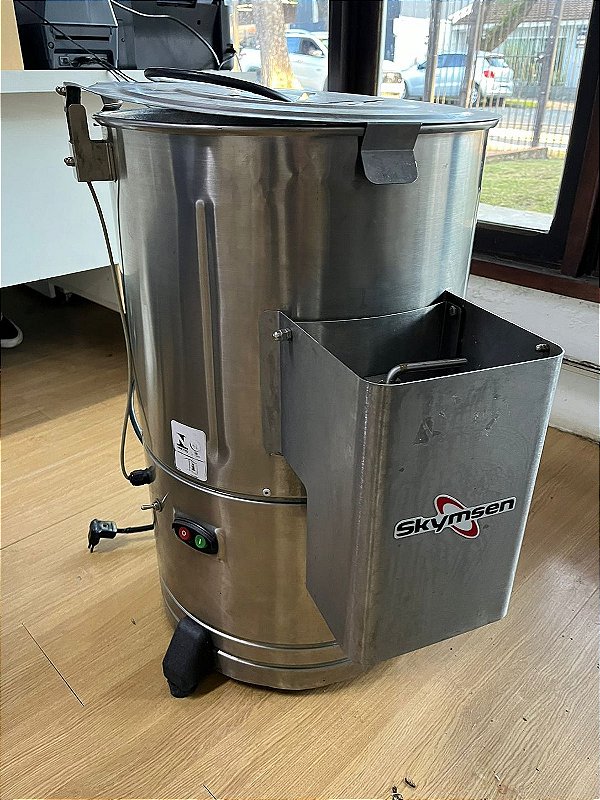 Descascador De Batatas Industrial 10Kg DB10 Skymsen 0,5CV 220V