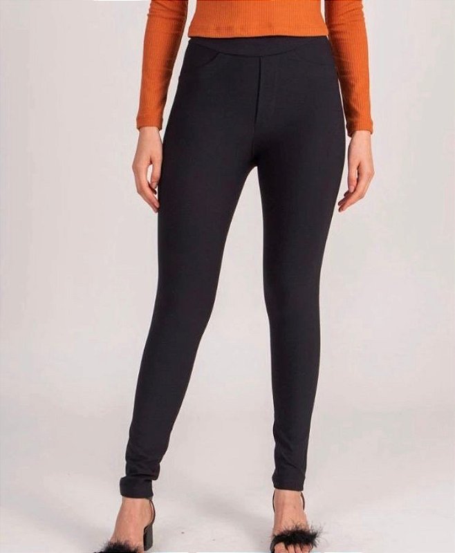Calça Montaria Bolso Preta