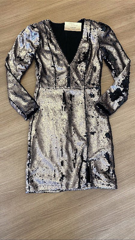 Vestido Curto Paetê