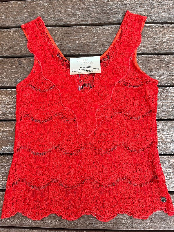 Blusa Renda De Alça