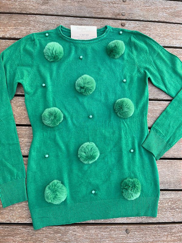 Blusa Inverno Pompom.