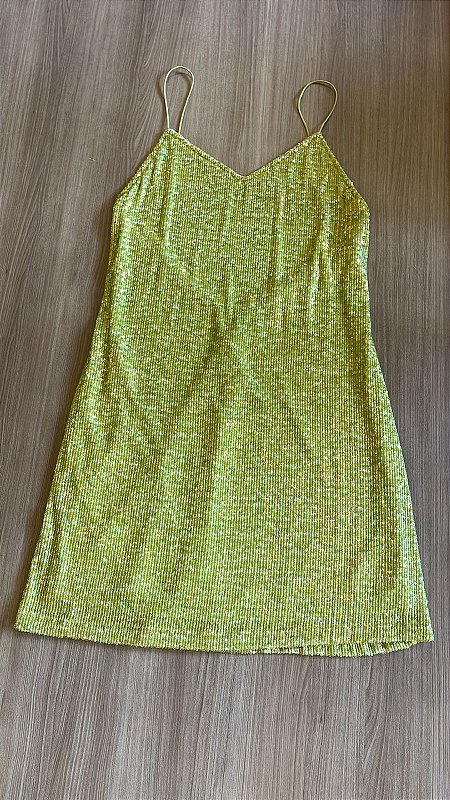 Vestido Curto Paetê