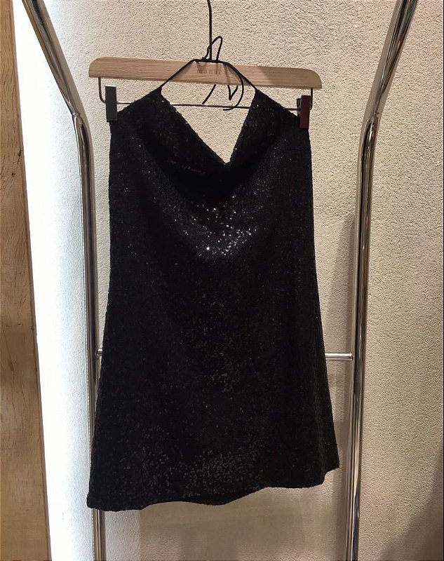 Vestido Curto Degage Paetê