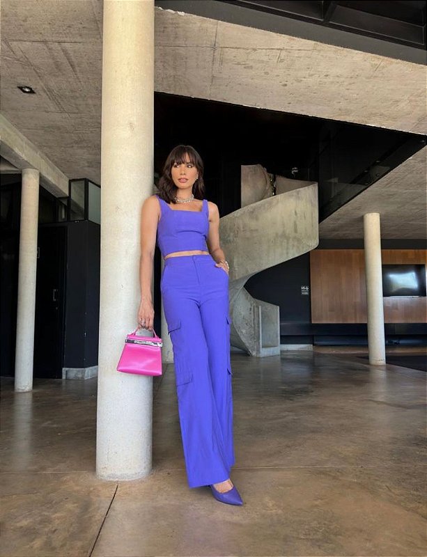Calça Alfaiataria Bolsos
